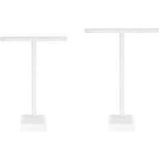 Jewellery Stands Uxcell Earring Display Stands 2pcs Holder T Bar - White