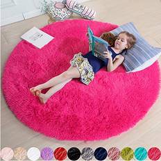 Hot Pink Round Rug 4'4'