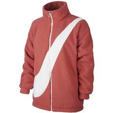 Nike Swoosh Reversible Sherpa Jacket - Pink