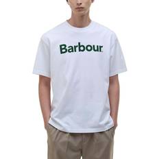 Barbour Bomuld Hvide T-shirts Polos Logo Front - Hvid