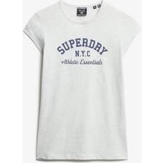 Superdry Women T-shirts Superdry Athletic Essential Slub T-Shirt - Iced Grey