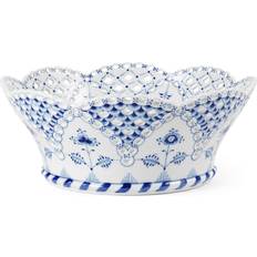 Royal Copenhagen Frugtskåle Royal Copenhagen Frugtkurv 23 cm Hvid Str 63 cm Frugtskål