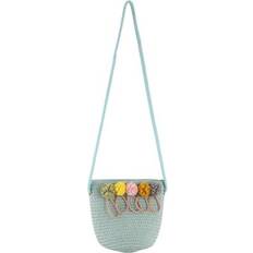 Sodial Girls Shoulder Bag Straw Rattan Weave Crossbody - For Baby