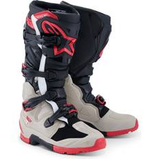 Black Motorcycle Boots Alpinestars Tech 7 Enduro 2026 Motocross Boots - Black Grey Red Man