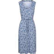 Breathable - Midi Dresses Mountain warehouse Bahamas Floral Sleeveless Dress - Dark Blue