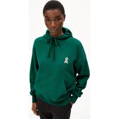 Dame - GOTS (Global Organic Textile Standard) Sweatere Armedangels Francisaraa Hoodie Damer - Grøn