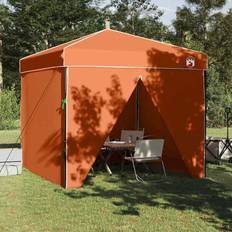 Orange Paviljonger vidaXL Pop-up Markistält Orange 250 x 250 cm Tyg