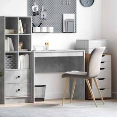 Furniture vidaXL Concrete Grey 90 x 40 x 76 cm Writing Desk