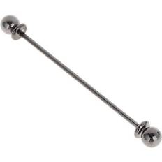 Black - Men Brooches Kikidex Fashion Shirt Pin For Men Husband Tie Clip - Black Gun Plated