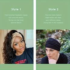 Women Headbands on sale Temu 4pcs Women's Chic Spandex Headbands Set - Non-feathered