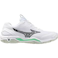 Men - Synthetic Handball Shoes Mizuno Hallenschuhe Wave Stealth 6 - Blanc