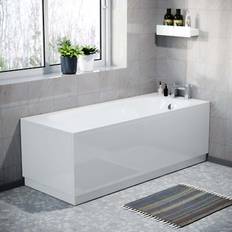 Bathtubs Nes Home Modern 1700 x 700 mm White Front End Bath Panel