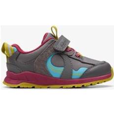 Clarks Grey Trainers Clarks Selva Hero Toddler Standard Fit Combination Trainers - Grey