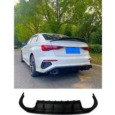 Bumpers Auto Perfectionists UK Audi S3 A3 S Line Diffuser 8Y Saloon Rear Lip Valance 2020 Body Kit