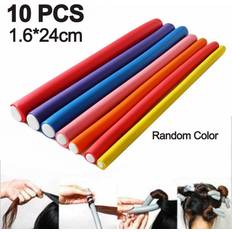 Hair Rollers Tianfu Spiral Curling Rods Soft Hair Rollers 1.6 x 24 cm