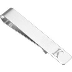 Tie Clips on sale Uxcell Initial Letter K Necktie Tie Bar Pinch Clips - Silver Tone