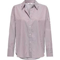 Only Blus Onloregon - Vinröd/Vit