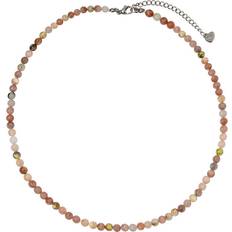 Lapis Necklaces Vehhe Bead Necklace Lapis Lazuli Natural Stone - Pink Sun
