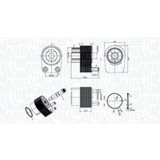 Chrysler Kylsystem Magneti Marelli Oljekylare Motor 350300006400