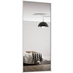 Furniture Spacepro Full Length Mirrored Classic White Frame Door 2220mm 914mm Wardrobe