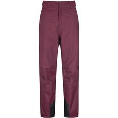 Dragkedja - Herr Regnbyxor Mountain warehouse Mens Gravity Ski Trousers - Burgundy