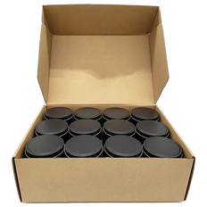 Tlily 48 Piece 4 Oz Metal Candle Tins