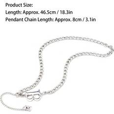 Titanium Necklaces Titanium Titanium Steel Letter B Pendant Necklace - Jewelry
