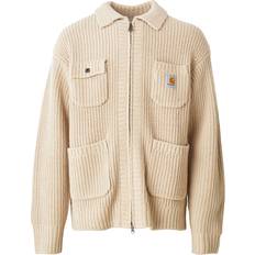 Carhartt WIP Trøjer Carhartt WIP Strickjacke Chore - Kitt