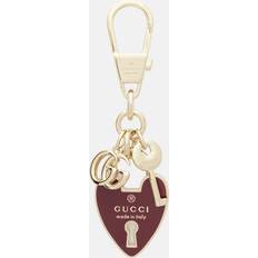 Gucci Nyckelringar Gucci Double G Keychain - Gold