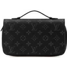 Louis Vuitton Vintage Förägt Pochette Voyage Monogram Eclipse Plånbok - One Size