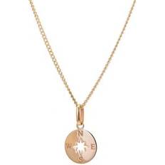 Yellow Charms & Pendants Jewellerybox 9ct Yellow Gold Compass Pendant