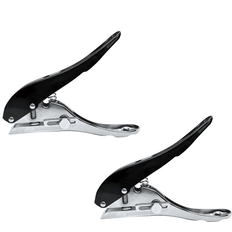 Revolving Punch Pliers Jehiatek 2PCS 10mm Hand-Held Hole Puncher Edge Banding Revolving Punch Plier