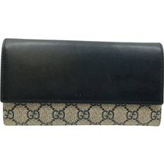 Gucci Plånböcker Gucci Vintage GG Supreme Canvas Plånbok - Beige
