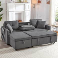 Furniture Latitude Run L-shaped Sectional Bed With Storage Sofa