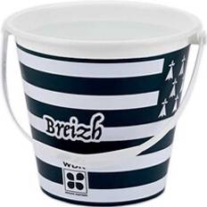 Leerer Eimer Dekor Bretagne 17cm