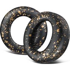 Protein Leather Black Gold Earpads Cushions