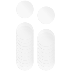 Acrylic Glass Jehiatek 18 Pcs Clear Acrylic Disc 4 Inch Circle Sheet