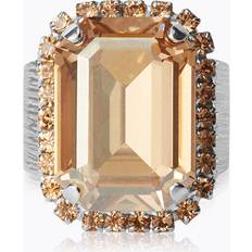 Caroline Svedbom Lydia Cocktailring Golden Shadow Gold Rhodium