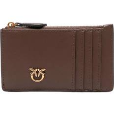 Airone Zipped Card Holder - Brown