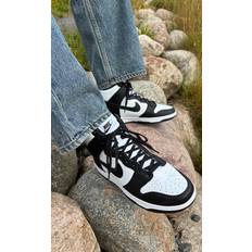 Nike Dunk High Retro Panda Sneakers - Svart