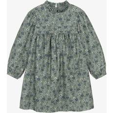 12-18M - Everyday Dresses Bonpoint Girls Blue Liberty Floral Print Needlecord Dress