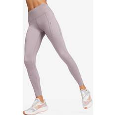 Nike Purple Tights & Stay-Ups Nike Dri FIT Go Mid Rise Leggings