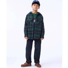 Ternede Skjorter Børnetøj Molo Rizz Ternet Overshirt Galaxy Check - Grøn