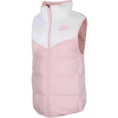 Nike Pink Vests Nike Down Fill Color Block Design Reversible Puffer Vest - Pink