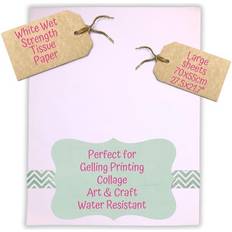 White Silk & Crepe Papers BCreativetolearn Carnival Papers Wet Strength White Tissue Paper
