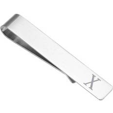 Tie Clips on sale Uxcell Initial Letter Necktie Tie Bar Pinch Clips - Silver Tone
