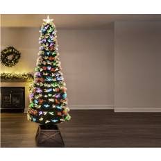 Christmas Tree World Vesuvius Fir Fibre Optic 8ft Christmas Tree
