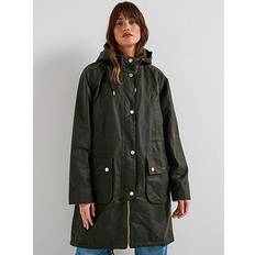 Barbour Women Coats Barbour Marcy Wax Parka - Navy/Green
