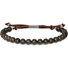 Edblad Herr Armband Edblad Avery Bracelet Brown Steel