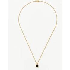 Men - Onyx Necklaces Missoma Square Black Onyx Pendant Necklace